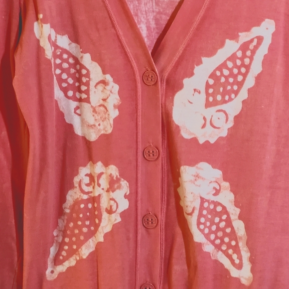 Tory Burch Cardigan - Coral Seashell - Picture 3 of 8